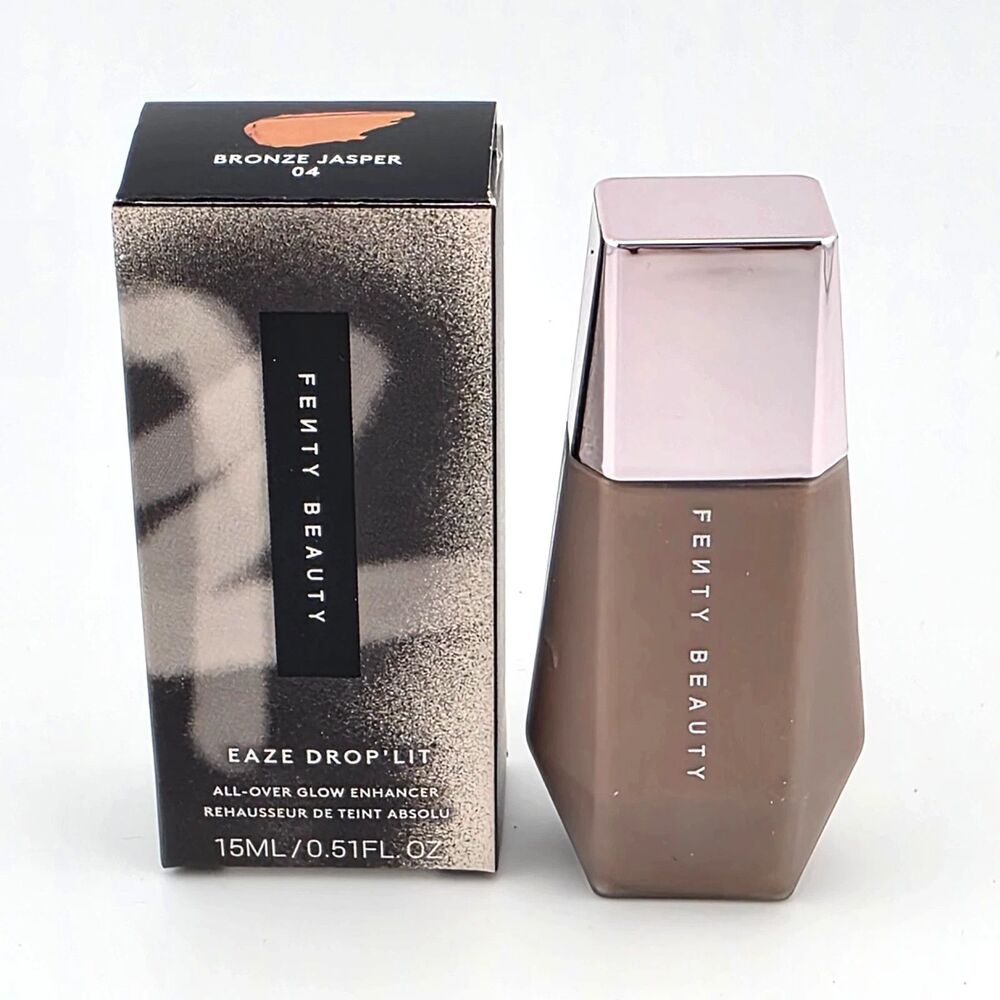 Fenty Beauty Eaze Drop'Lit Glow Enhancer 04 BRONZE JASPER 15ml/0.51oz Travel Sz